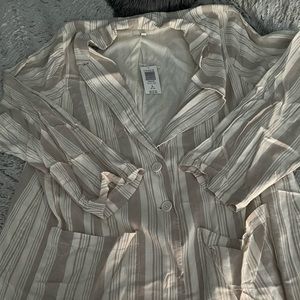 Torrid neutral color long blazer